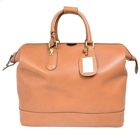 Gucci Handbags - Gucci Brown Leather Travel Bag (Pre-Owned)